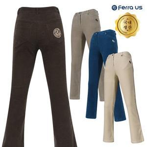 [페라어스] 여성 골프 국산 기모 골덴 부츠컷 팬츠 APW4YE8290