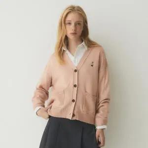 후아유 Steve Loose-fit V-neck Cardigan WHCKE4T82F234086