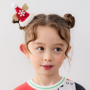 눈꽃날개 꼬깔 집게핀 유아헤어핀