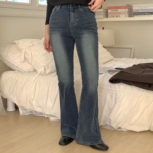 [제작] 버버티 히든밴딩 속기모 부츠컷 데님 팬츠 79386 빅사이즈여성의류