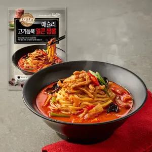 애슐리 고기듬뿍 얼큰짬뽕 1300g 2인분 냉동