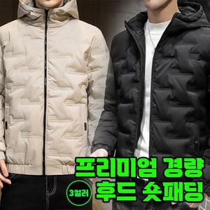 프리미엄 경량 후드 숏패딩 3color / 겨울패딩