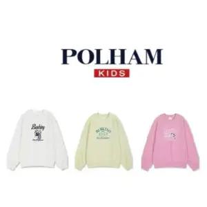 [폴햄키즈](마산점)여아) 코숏 소프트테리 그래픽 맨투맨 PKF1TR2210