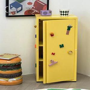 컬러 철제 캐비닛 모던 수납장 보관함 락카 사물함 사무용 자석 미드센추리 스튜디오