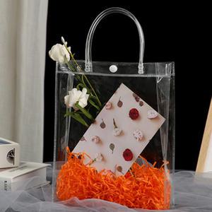 비닐쇼핑백 투명 pvc쇼핑백 10p세트(20x25cm) 젤리백