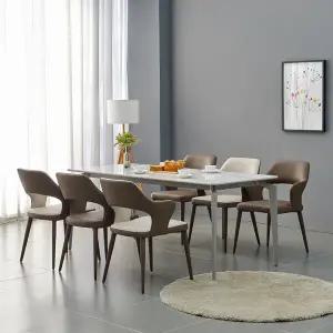 [오크빌]크레나양면세라믹식탁6인용툰의자세트