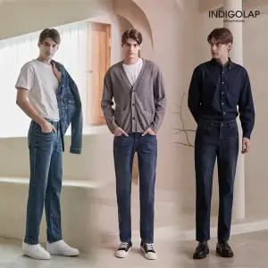 인디고랩 남성 스페셜 릴렉스 진 3종