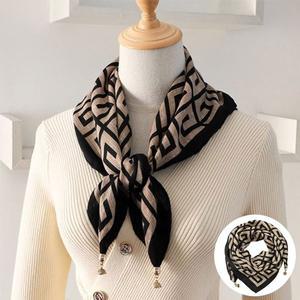 [엔비]G패턴 스카프 자석 여성 롱 쁘띠 사각 간절기 방도