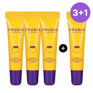 블루베리 고보습 각질제거 허니 립밤(튜브형) 3+1