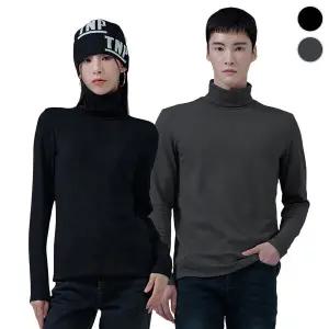 [체이스컬트] 공용 기모 ESSENTIAL 터틀넥 T-SHIRT/2Color