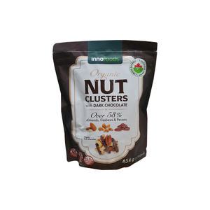 Innofoods 유기농 넛츠 클러스터 다크초콜릿 454g