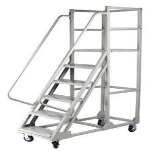 이동식 철계단 조립식 난간 창고 2M 핸드레일 사다리