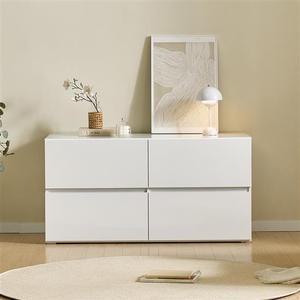 (착불)로쏘 블록 E0 광폭 2단 와이드 LPM 서랍장 1200 화이트