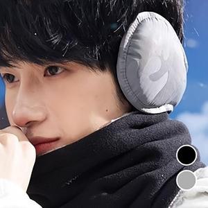 [MENPLT2N_53DU]골프 스키 보드 겨울 방한 양털 귀마개