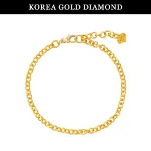갤러리아 순금 24k 팔찌 여자 금 고방 체인 디자인 7.5g