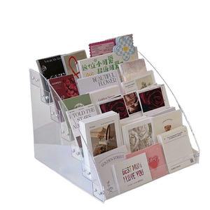 카드 엽서 진열대 스탠드 디스플레이 랙 투명 아크릴