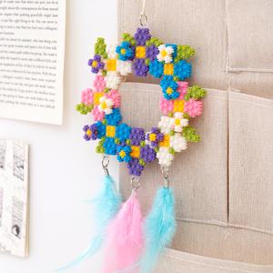 (MH) 디폼블럭 6mm 플라워 드림캐쳐