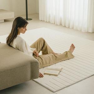 [한빛카페트]젠 카빙 하이로우 워셔블 단모 러그 200x270cm