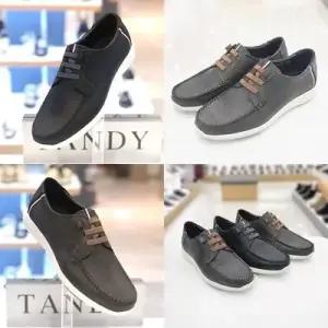 [탠디]남성 쿠션 소가죽 밴드끈 캐주얼 단화 TM321029TDY6_HDD