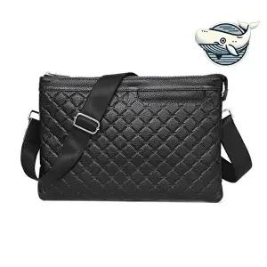 스타일리시 소가죽 남성 퀼팅 크로스백 유니크-WFGVBH3