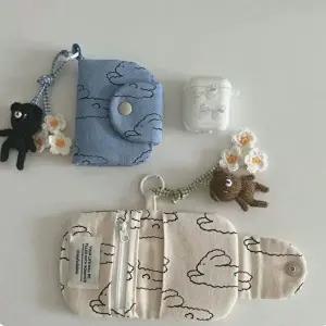 (마카담아) 패브릭 카드지갑 / 린넨카드지갑 / 빈티지-WFHITDD