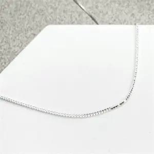 925 실버 은 목걸이 박스 체인 M-APN019