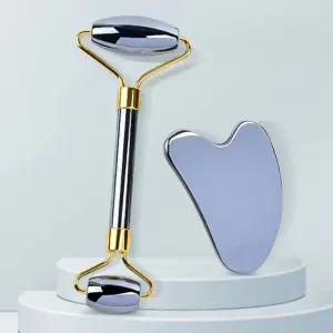 테라헤르츠 얼굴 괄사 마사지 마사지기/롤링/도구/바디/턱살/종아리/피부