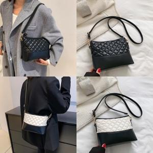 퀼팅모던크로스백 데일리 가방 숄더 가죽 미니 레더