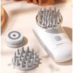 충전식 다기능 두피관리기 진동 두피마사지기 전기 마사지빗 어깨 목 미용 세안 기구