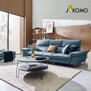 [자코모]플레르 3.5인 슈렁큰 천연면피 소가죽 소파+스툴