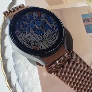 갤럭시워치 호환 날개형 밀레니즈 루프 스트랩 밴드 메탈 자석 마그네틱 시계줄 줄질 꾸미기 10 9 8 7 6 5 4 se2