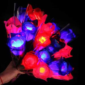 LED 한송이장미꽃 장미꽃다발 꽃한송이