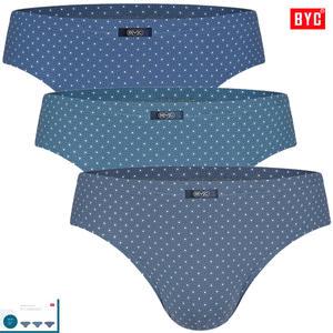 BYC땡땡이패턴무소변구미디남삼각팬티3매입 MCF2239