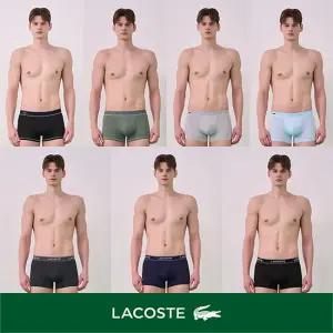 [라코스테] 남성 로고 자수 베이직라인 드로즈 7종세트