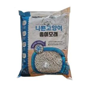 나쁜고양이 고양이 종이 모래 7L 3개