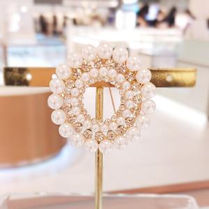 [JJQUEEN] 화사 진주 브로치 BHR0288