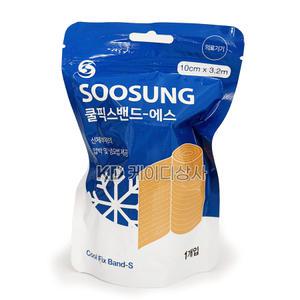 수성 쿨픽스밴드 쿨붕대 10cmX320cm 1개 드레싱 압박 밴드 붕대 자가점착