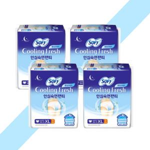 쏘피 쿨링프레쉬 안심숙면팬티 입는오버나이트 XL 7P x 4개 /생리대/오버나이트/XL사이즈/행사상품