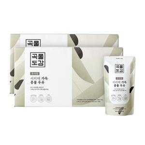 곡물도감 국산 두유 무가당 서리태 가득 콩물두유 180ml × 30개