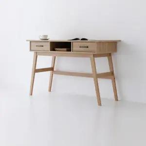 아트박스/마전동상회 원목 콘솔테이블 원목 수납테이블 컴퓨터책상