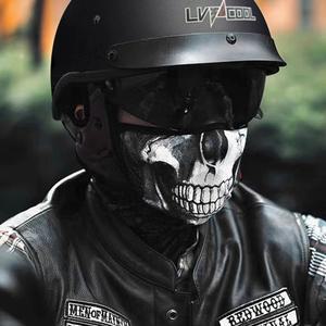 스냅백 헬멧 레트로 악마 유리 초경량 야헤이 경량 소두핏