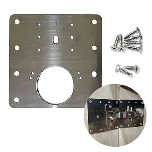 사각경첩보강대 보강판 힌지 싱크대 장농 옷장 문짝 수리 보수 보강 플레이트 베이스판 철판