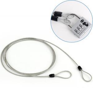 [샵피카] 잠금장치용와이어케이블 2M 여행용케리어도난방지와이어