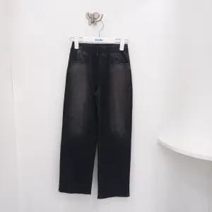 [에꼴리에]에꼴리에  유니  스트레이트 블랙 워싱진(25C0203  BK)_CJ