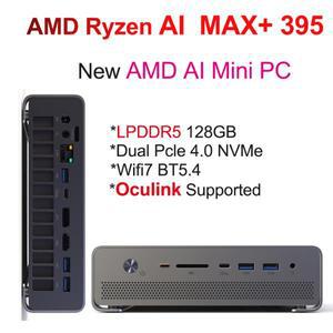 SZBOX FEVM FAEX9 Ryzen AI MAX+ 395 미니 PC 윈도우 11 LPDDR5 128GB 1TB 7000MB/s Wifi7 BT5.4 데스크탑