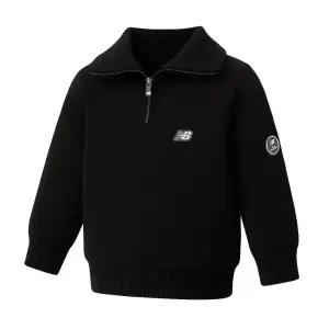 뉴발란스 키즈 소프트 알파인 아동 주니어 긴팔티셔츠 긴팔티 블랙 NK9BD4551U-19
