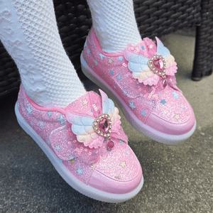 레미 스타 레인보우 날개 LED 슬립온