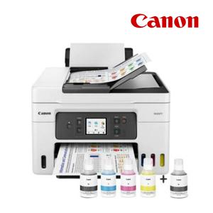 캐논 GX4091 맥시파이 무한 팩스 복합기 정품잉크 4종세트 + 흑백잉크1