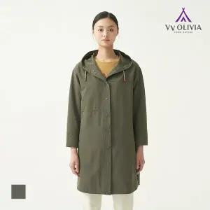 [올리비아로렌][비비올리비아] 프린트 롱 야상점퍼_VVCCLXF8261