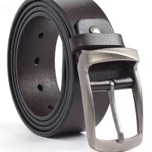 핫딜 남성소가죽벨트 워크맨 핀버클 소가죽 벨트K2 다크브라운